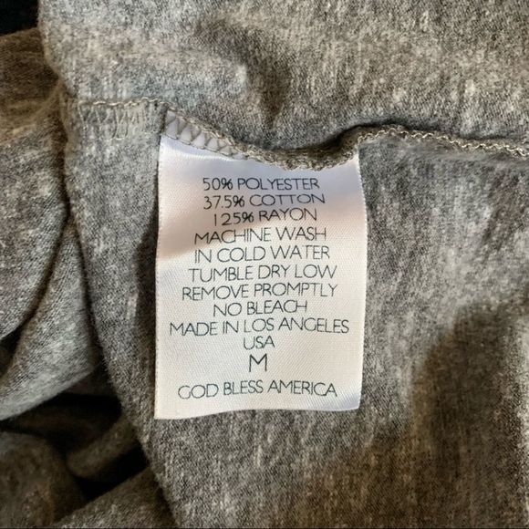 Marc Nelson Gray Graphic Short Sleeve Crewneck Medium - Picture 6 of 6